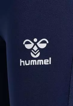 Тканевые брюки AYA HIGH RISE FLARE Hummel, темно-синий