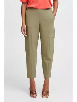 Тканевые брюки b.young, зеленый