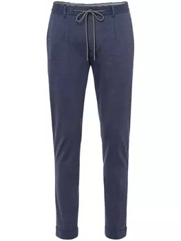 Тканевые брюки Baldessarini Slim fit Pleat-Front Pants, синий