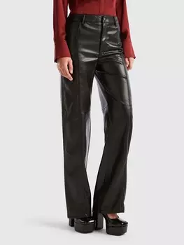 Тканевые брюки Benetton, черный