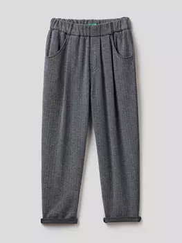 Тканевые брюки Benetton, серый