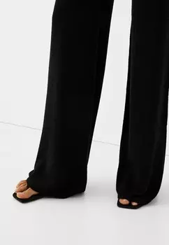 Тканевые брюки Bershka, черный