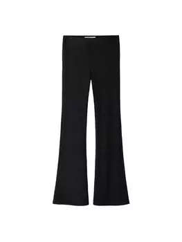 Тканевые брюки Bershka Flared Pants, антрацит