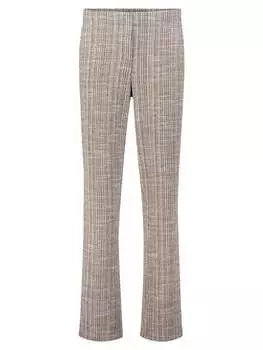 Тканевые брюки BETTY & CO Schlupfhose mit Struktur, цвет Camel/Cream