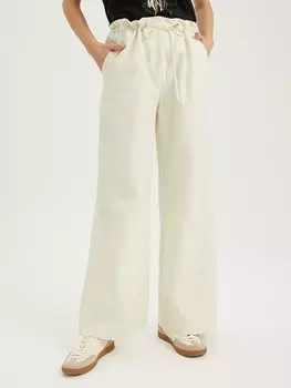 Тканевые брюки BGN, кремовый