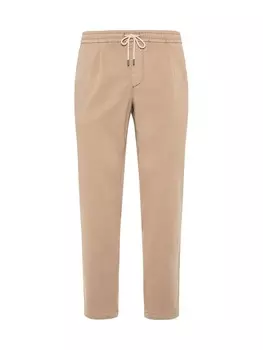 Тканевые брюки Boggi Milano Regular Pleat-Front Pants, серо-коричневый
