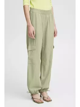 Тканевые брюки byoung, зеленый