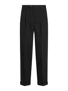 Тканевые брюки Calvin Klein Jeans Loose fit Pleated Pants, черный