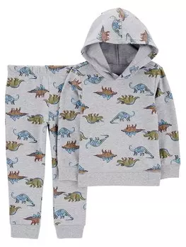 Тканевые брюки carter's 2tlg Outfit, серый