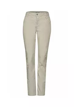 Тканевые брюки CASUAL FIT Street One, бежевый