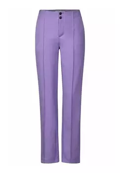 Тканевые брюки CASUAL FIT Street One, фиолетовый