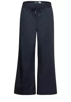 Тканевые брюки CECIL Loose fit Pants Neele, ночной синий
