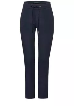 Тканевые брюки CECIL Loose fit Pants, синий/темно-синий
