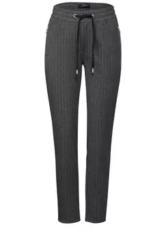 Тканевые брюки CECIL Regular Pants, антрацит