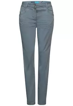 Тканевые брюки CECIL Regular Pants Scarlett, пыльно-голубой