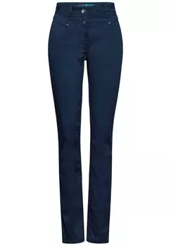 Тканевые брюки CECIL Slim fit Pants, синий