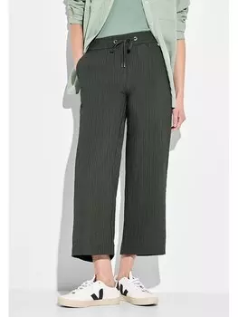 Тканевые брюки Cecil, темно-зеленый