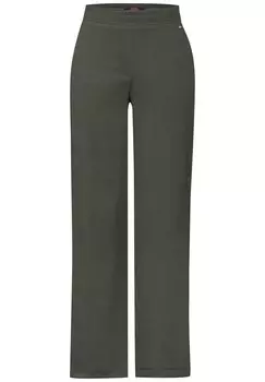 Тканевые брюки CECIL Wide leg Pants, хаки
