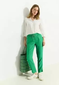 Тканевые брюки Cecil, зеленый