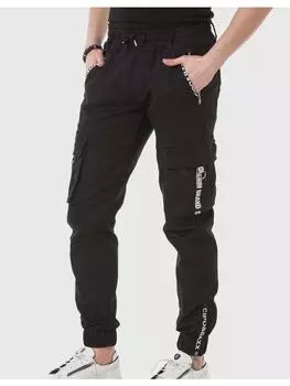 Тканевые брюки Cipo & Baxx, черный