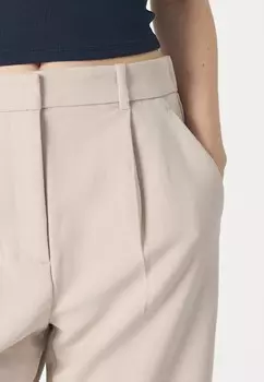 Тканевые брюки CLASSIC RELAXED STRAIGHT Abercrombie & Fitch, коричневый