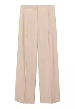 Тканевые брюки CLAVEL Mango, бежевый