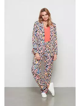 Тканевые брюки &Co Woman Danette, красочный