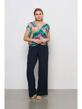 Тканевые брюки &Co Woman Julie, темно-синий