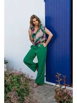 Тканевые брюки &Co Woman Julie, зеленый