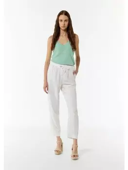 Тканевые брюки comma CI Hose lang, белый