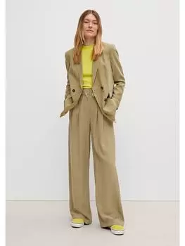 Тканевые брюки comma CI, оливковый