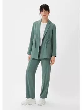 Тканевые брюки comma CI, зеленый