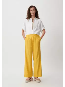 Тканевые брюки comma CI, желтый