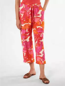 Тканевые брюки comma, цвет pink orange