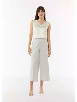 Тканевые брюки comma Hose 3/4, бежевый