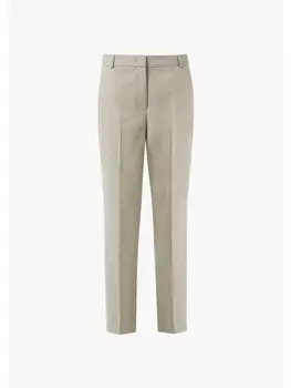 Тканевые брюки comma Hose 7/8, бежевый