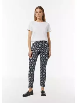 Тканевые брюки comma Hose 7/8, синий
