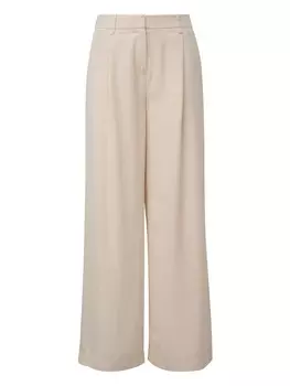 Тканевые брюки comma Hose lang, бежевый