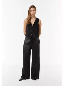 Тканевые брюки comma Hose lang, черный