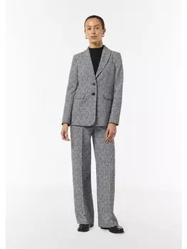 Тканевые брюки comma Hose lang, черный