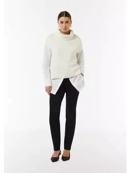 Тканевые брюки comma Hose lang, черный