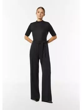 Тканевые брюки comma Hose lang, черный