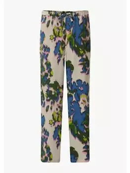 Тканевые брюки comma Hose lang, цвет Beige-mehrfarbig