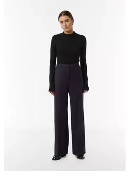 Тканевые брюки comma Hose lang, фиолетовый