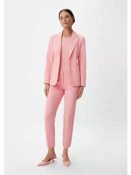 Тканевые брюки comma, розовый