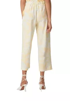 Тканевые брюки comma, желтый