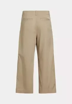 Тканевые брюки CROPPED Ralph Lauren, хаки