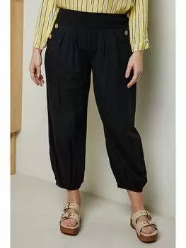 Тканевые брюки Curvy Lady, черный