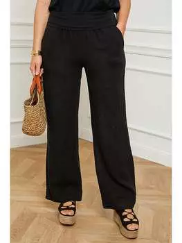 Тканевые брюки Curvy Lady, черный