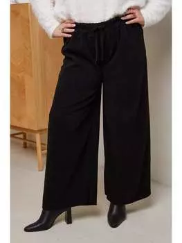 Тканевые брюки Curvy Lady, черный